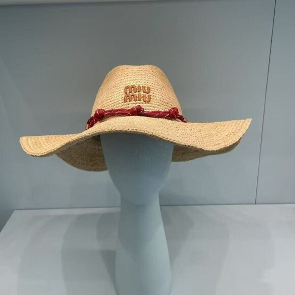 Miu Miu Straw Hat - Picture 1 of 6